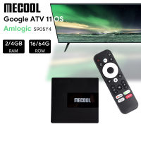 Mecool Android 11กล่องทีวี KM7 A Certified 4GB 64GB Amlogic S905Y4 DDR4 Android 5G WiFi Youtube 4K Netflix ชุดกล่องด้านบน