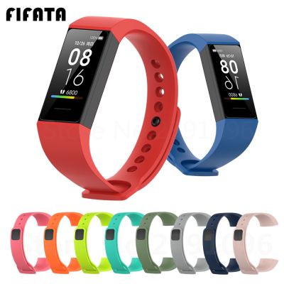 【LZ】 FIFATA For Xiaomi Mi Band 4C strap Silicone bracelet For Redmi band 4c strap Replacement Watchband  Correa Accessories