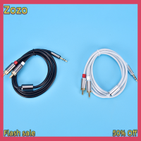 Zozo ✨Ready Stock✨ สาย RCA 3.5มม.ชายถึง2RCA AUDIO STEREO Y Splitter CABLE สำหรับแท็บเล็ตพีซี