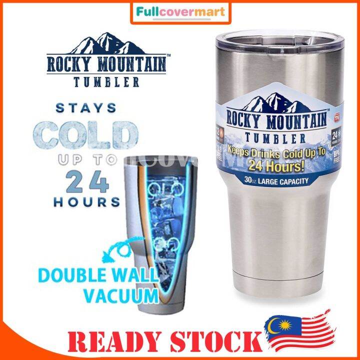 (HM23) Rocky Mountain Tumbler 30oz (900ml) Doublewall Vacuum Cup Hot