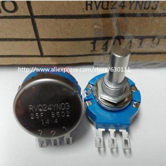 Electronic Component game potentiometer RVQ24YN03 25F B502 5K 25mm axle shaft RVQ24YN03-25F-B502