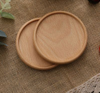 Wooden Insulation Mat Classic Style Coffee Cup Mat Waterproof Coaster Pad Milk Tea Round Heat-insulated Placemats Home Decor