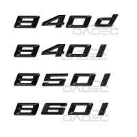 สติ๊กเกอร์ตกแต่งป้ายโลโก้ติดท้ายรถโครเมี่ยมมีตัวอักษร8 840D 850I 840I 860I E31 G14 G16 G15