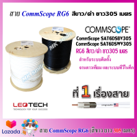 COMMSCOPE สายนำสัญญาณ RG6-CCTV-SAT คอมสโคป SHIELD ชิลด์ 60% 305M. ใช้ได้ทั้งภายใน-ภายนอก