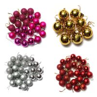 New 24PC Christmas Tree Decor Ball Bauble Hanging Xmas Party Ornament Decor Home Silver