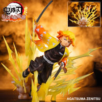 Model โมเดล Figure ฟิกเกอร์ จากการ์ตูนเรื่อง Demon Slayer Kimetsu no Yaiba ดาบพิฆาตอสูร Agatsuma Zenitsu อากาสึมะ เซ็นนิตสึ Breath of Thunder Ver Anime ของสะสมหายาก อนิเมะ การ์ตูน มังงะ คอลเลกชัน ของขวัญ Gift จากการ์ตูนดังญี่ปุ่น New Collection ตุ๊กตา