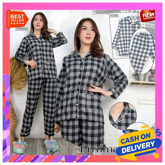 Baju Tidur Wanita Dewasa Setelan Viral Remaja 2022 Kekinian Perempuan Model  Murah Piyama Piama Korean Style