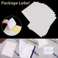卍۩☇ 5 Sheets Address Labels White A4 Sheets Sticky Package Label Self Adhesive for Inkjet / Laser Printer Tag Office School Supplies