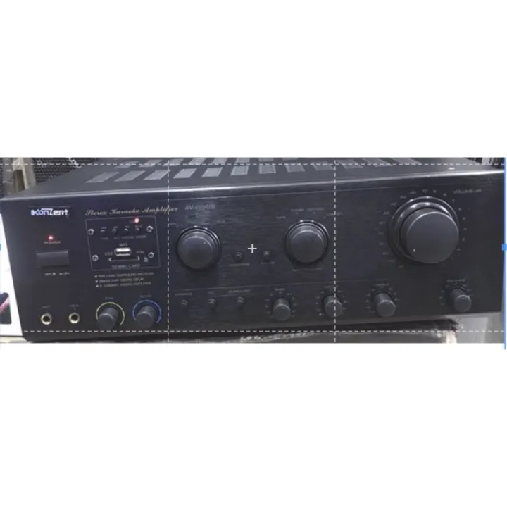 KONZERT Amplifier Av602 / AV- 502 1000watts (500WATTS X 2 channel)62h ...