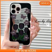 เคสโทรศัพท์มือถือแบบกระจก ลายดอกไม้ สําหรับ Iphone 6 6splus 7 7plus 8 8plus x xs 11 12 13 14 pro max plus promax