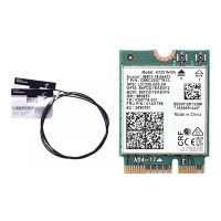 AX201NGW WiFi Card 2XAntenna Network Card with 2XAntenna 2.4 Ghz+5Ghz WiFi 6 3000Mbps M.2 CNVio2 Bluetooth 5.1 WiFi Adapter for Win10