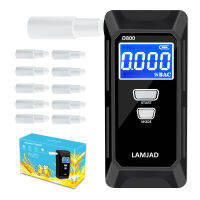 ใหม่ล่าสุด D800ความแม่นยำสูง pre Professional Digital breath Tester breathalyzer จัดส่งฟรี dropshiping