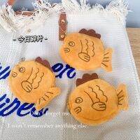 Taiyaki น่ารักการ์ตูน Plush กระเป๋าใบเล็กกระเป๋าลิปสติกถุงเหรียญกระเป๋าข้อมูลถุงสายเคเบิลกระเป๋าข้อมูล