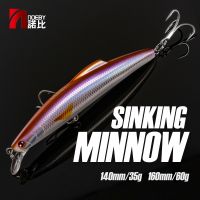 Bass Lure - Sinking Minnow Fishing Lure 140mm 35g 160mm 60g Wobbler Artificial - Aliexpress