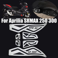 สำหรับ Aprilia SR-MAX SRMAX 250 300 SR-MAX250 SRMAX250 SRMAX300อุปกรณ์เสริมรถจักรยานยนต์เท้า Footboard ขั้นตอนหมุดเท้าแผ่น Pad