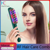 Hailicare RF หวีสำหรับดูแลผมไมโครหวีนวดไฟฟ้าป้องกันผมร่วงเลเซอร์เร่งการเจริญเติบโตของเส้นผมนวดบำบัด LED อินฟราเรดไฟสีคลื่นวิทยุการดูแลหนังศีรษะประคบร้อน