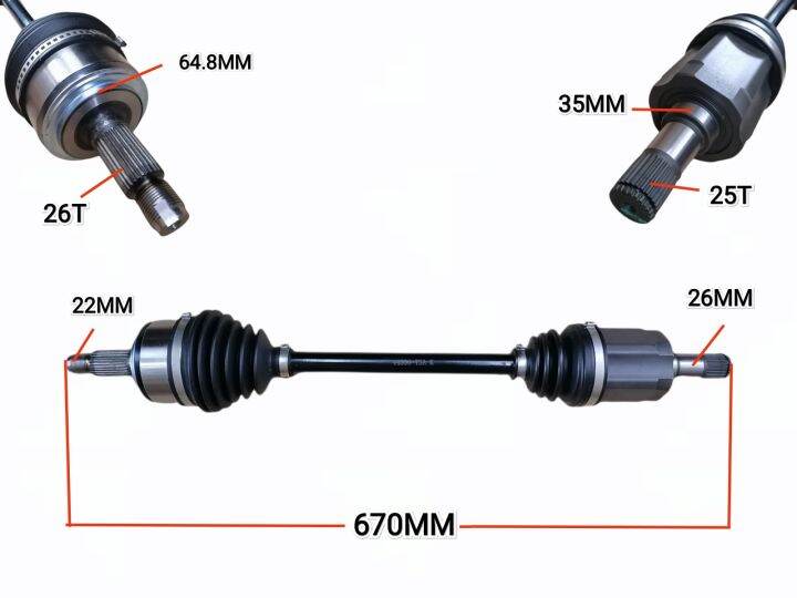 DRIVE SHAFT ASSEMBLY ( 44305TSAK51 ) HONDA BRV 20162017 LEFT Lazada PH