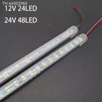 ◎✆ 12V/24V 24/48 LED Light Strip 330X15MM Hard Rigid Tube Bar Lamp IP65 Waterproof 5730-led bead Lights Strips For DIY