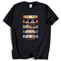 【Fashion】new Large size Haikyuu Funny Eyes Cartoon Tee Shirt Men Japan Anime Fashion T Shirt Cotton Casual Loose Tops Male Hip Hop Harajuku T-Shirts แฟชั่นแขนสั้นผ้าฝ้าย shirt for men women tops