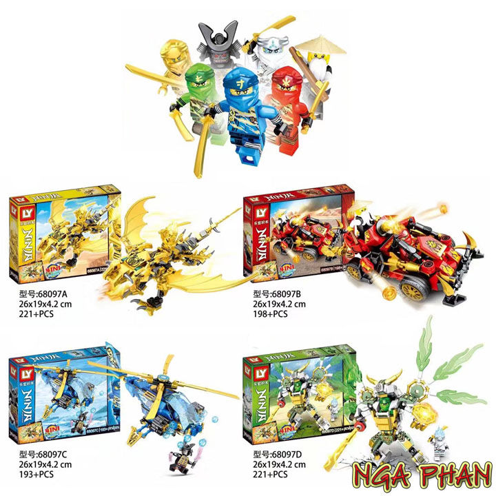 Bé Tô Màu Ninjago Kai Cực Ngầu