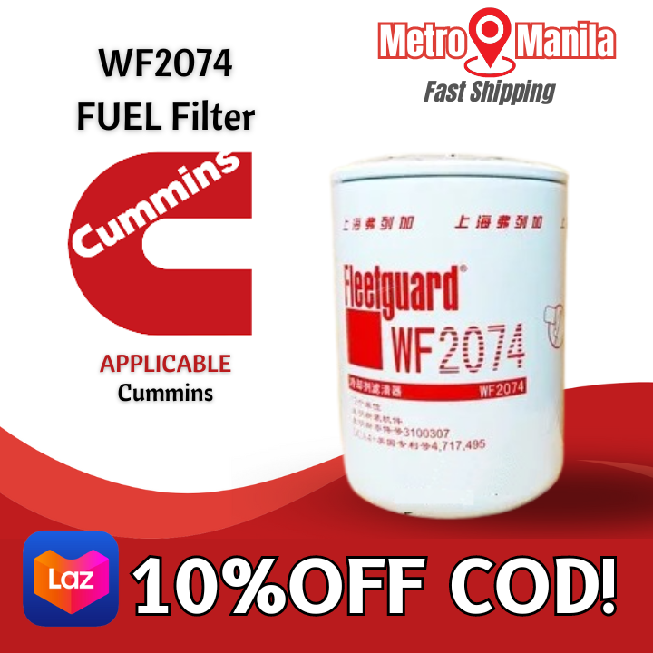 WF2074 Coolant Water Filter Cummins Lazada PH