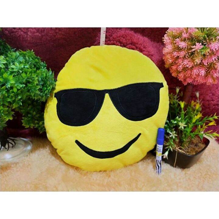 Emoji Round Pillow Shades Smiley Stuffed Toy / Stuff Toy | Lazada PH