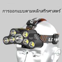 ?ถูกๆๆ!!? ไฟฉายคาดหัว LED 30W 50W ไฟฉายติดศีรษะ ไฟฉายเดินป่า สว่าง ชาร์จได้ กันน้ำ มีเซ็นเซอร์ headlamp Rechargeable Sensor