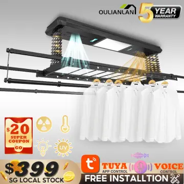 Laundry Drying Rack Ceiling Mounted
