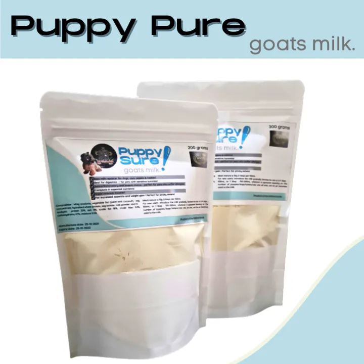 PUPPY PURE Goat's Milk for Puppies, Kittens & Rabbits 300 Grams Lazada PH