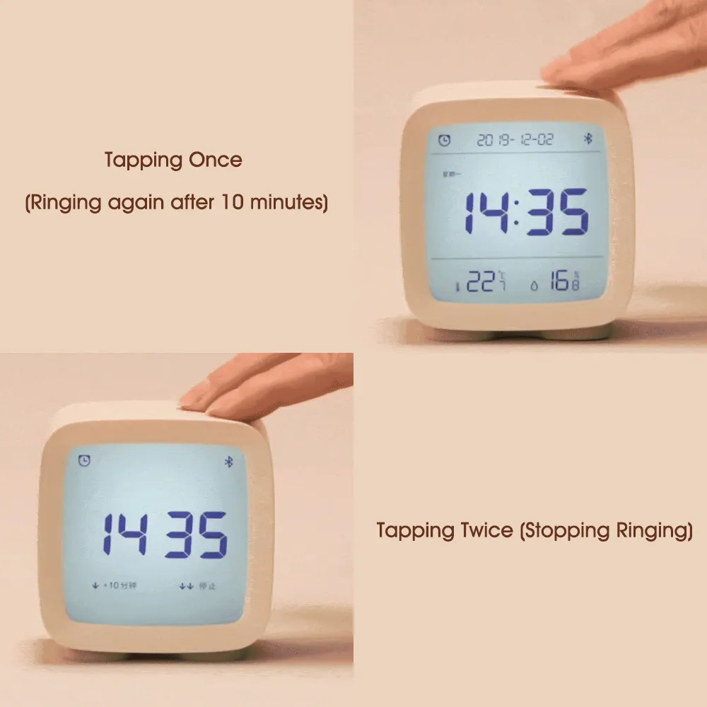 Xiaomi QingPing Bluetooth Alarm Clock Temperature Humidity Sensor