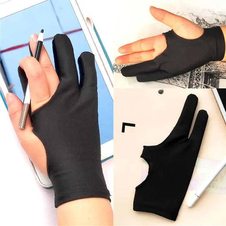 Anti-touch Glove Artist Gloves For Drawing Tablet Drawing Tablet Glove Two  Finger Smooth Elasticity For Stylus Pen Pencil Sketching Painting Right  Hand Or Left Hand justifiable