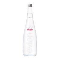 ?New Arrival? เอเวียง น้ำเเร่ ในขวดแก้ว จากฝรั่งเศษ 750 มิลลิตร - Evian Water Glass Bottle imported from France 750ml ?