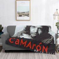 Spanish Flamenco Singer Blanket Soft Flannel Fleece Island Shrimp Camaron De La Isla Throw Blanket for Office Bedroom Sofa Quilt