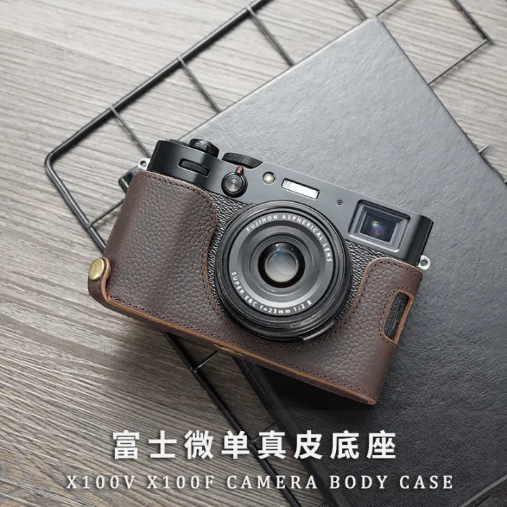 Exquisite Promotion ♗ Fuji x100f camera bag leather case X100V X100S