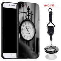 มาใหม่ล่าสุดเคสซิลิโคนนิ่มสำหรับ VIVO Y53/1606เคสสำหรับ VIVO โทรศัพท์ขาตั้งโทรศัพท์ลวดลายเดียวกันกับเชือก