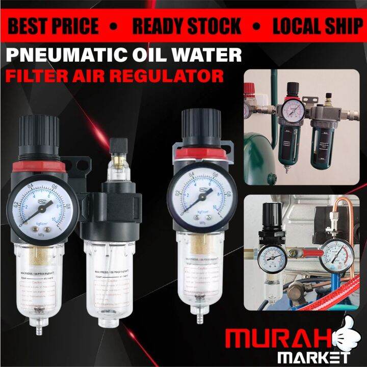 AFC2000 AFR2000 1/4 inch Pneumatic Air Pressure Regulator Water Oil