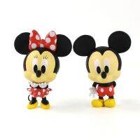 【SALE】 psychcorera1986 ตุ๊กตา Mickey Minnie PVC รูปแบบของเล่น2ชิ้น/ล็อต10ซม. รุ่น Q