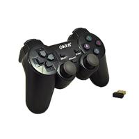 OKER W76 Gaming Joy Controller Wireless (จอยเกมมิ่งไร้สาย) (สำหรับ PC/PS3) บริการเก็บเงินปลายทาง