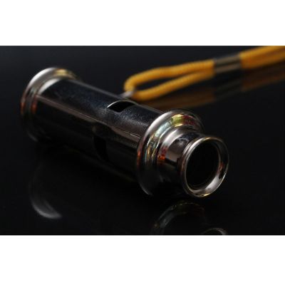 Police Whistle Steel Military Whistles with Lanyard Rope Outdoor Sport Lifesaving Equipment Training Tools Survival kits