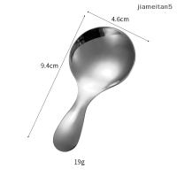 ?[Jiam] ช้อนสแตนเลสน่ารักด้ามสั้นช้อนตักไอศกรีมทองช้อนกาแฟชาช้อนสำหรับเด็กช้อนเครื่องปรุงอาหารในครัวตักเครื่องเทศ