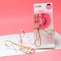 อุปกรณ์เสริมแต่งหน้า ที่ดัดขนตา สีทอง Gold eyelash curler makeup accessories