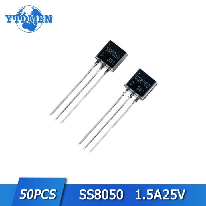 50pcs-ss8050-transistor-diode-transistors-set-silicon-npn-to-92-25v-1-5a-electronic-component-triode-bjt-transistor-kit-in-stock