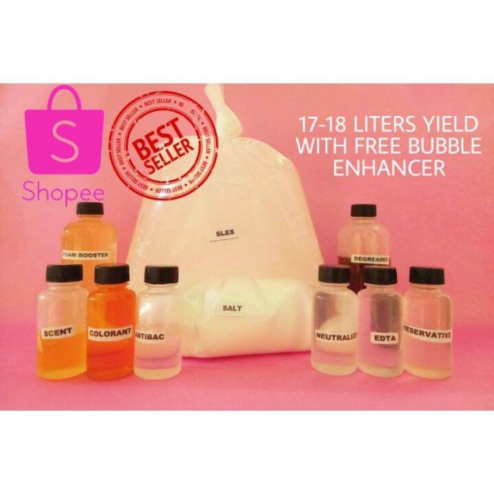DIY DISHWASHING LIQUID KIT18 LITERS YIELD WITH INSTRUCTION Lazada PH