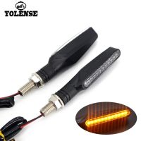 2PCSไฟเลี้ยว For KAWASAKI Z650 Z750 Z800 Z900 Z1000 ZX6R ZX10R Versys 650 1000 Universal 10MM Motorcycle Turn Signal Indicators LED Blinkers