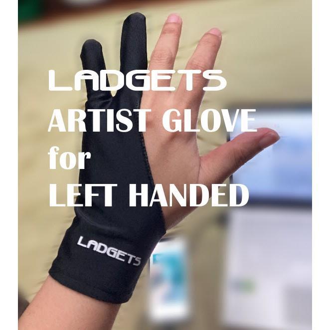 Ladgets Artist Glove Left Hand - Quality 2 Finger Drawing Glove
