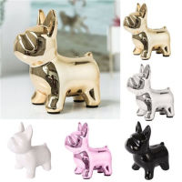 Decor Sculpture Bank Gift Decor Gift Piggy Dog Art Home Puppy Savings Jar French Dog Pooch Ornament