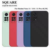 ﺴ▥ For Redmi Note 11 11s 11 Pro Case Soft Silicone Matte Camera Protective Phone Cover Redmi Note11 Pro Note 11 s 4G 5G Coque Case