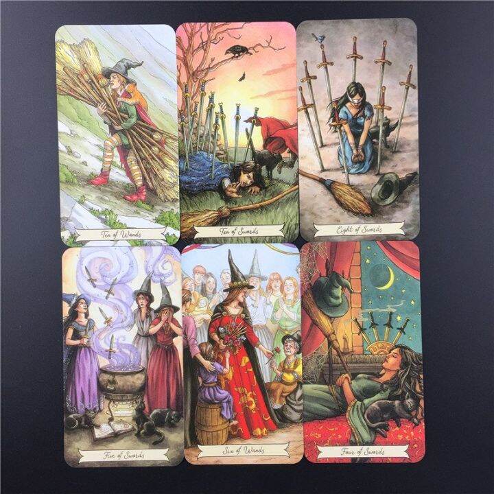 กล่องดีบุกไพ่ทาโรต์-everyday-witch-tarot-card-พร้อมหนังสือคู่มือกระดาษ-ขนาดพกพา10-3x6cm-การ์ดทำนาย-คู่มือฉบับภาษาอังกฤษ-ไพ่ยิปซี-ไพ่ออราเคิล-ไพ่ทาโรต์-ไพ่ยิบซี-ไพ่ทาโร่