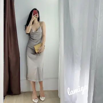 Đầm 2 dây cổ đổ suông - Zurar Fashion