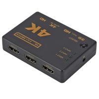 XUANYUAN ตัวขยายสัญญาณ HDMI 3 in 1 OUT HDMI Switcher สวิตช์เลือกค่า พร้อมรีโมท ตัวแปลงวิดีโอ HD 4K สำหรับจอแสดงผล hd/ โปรเจคเตอร์/HD-DVD